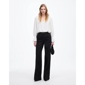 Madewell Black Flare & Wide Leg Jeans